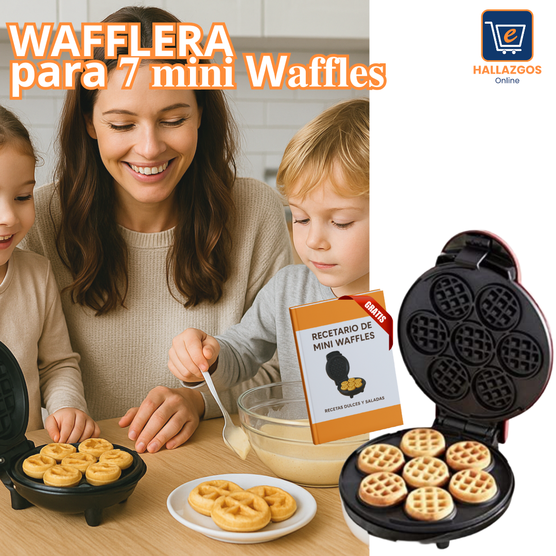 𝗠Á𝗤𝗨𝗜𝗡𝗔 𝗣𝗔𝗥𝗔 𝗠𝗜𝗡𝗜 𝗪𝗔𝗙𝗙𝗟𝗘 - 𝟳 𝗨𝗡𝗜𝗗𝗔𝗗𝗘𝗦